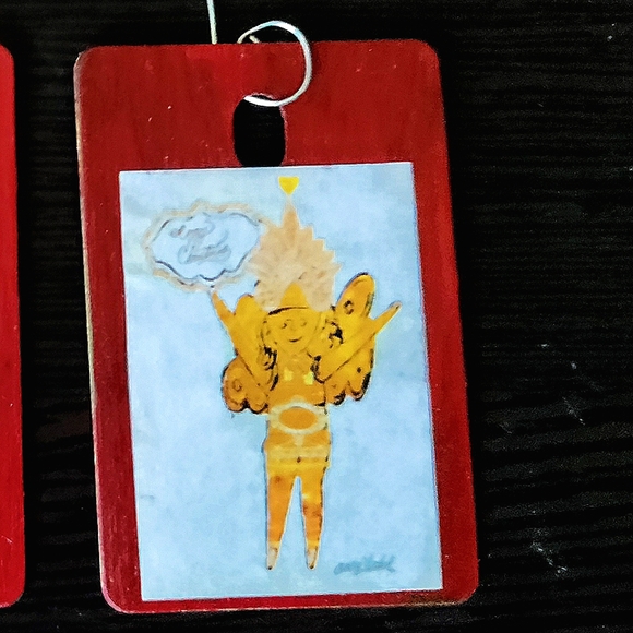 NEW Andy Warhol Handcrafted 3 Piece Christmas Ornament Set! - Picture 5 of 5